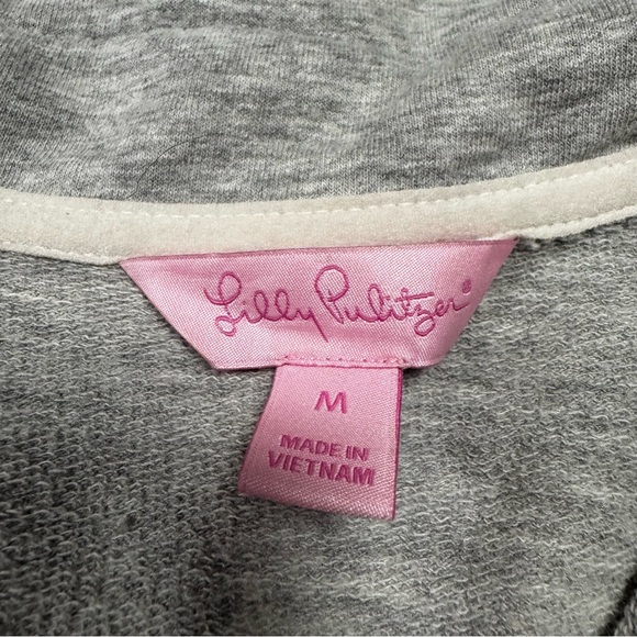 Lilly Pulitzer Skipper Popover Dress in Seaside Grey Size Medium - Picture 4 of 9